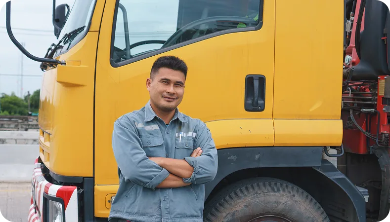 IAM A Transport Truck Industry Worker